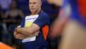 epa12199313 The Netherlands' head coach Joel Banks reacts during the FIVB Volleyball Men's Nations League match between the Netherlands and Germany in Belgrade, Serbia, 26 June 2025.  EPA/ANDREJ CUKIC