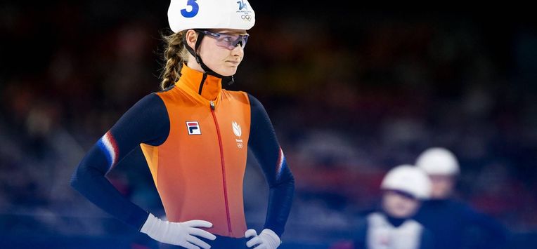 MILAAN - Bente Kerkhoff bij het massastart onderdeel in het Milano Ice Park op de Olympische Winterspelen van Milaan en Cortina d'Ampezzo. SEM VAN DER WAL / ANP
