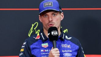 Red Bull Racing's Dutch driver Max Verstappen speaks during a press conference ahead of the Formula One Bahrain Grand Prix at Sepang International Circuit in Sepang on October 1, 2026. 
I-HWA CHENG / AFP