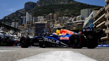 MONACO - Max Verstappen (Red Bull Racing) in actie tijdens de derde vrije training op het Circuit de Monaco in aanloop naar de Monaco Grand Prix. ANP SEM VAN DER WAL