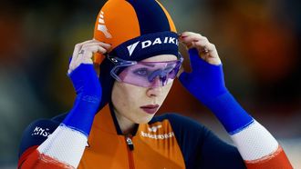 HEERENVEEN - Antoinette Rijpma-De Jong (NED) tijdens de 1500 meter op de tweede dag van de ICU derde wereldbeker schaatsen in het Thialf stadion. ANP VINCENT JANNINK