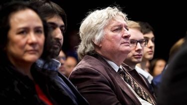 VELSEN - Schaker Jan Timman tijdens de opening van het Tata Steel Chess Tournament. ANP KOEN VAN WEEL