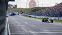 ZANDVOORT - Max Verstappen (Red Bull Racing) komt als tweede over de finish tijdens de F1 Grand Prix van Nederland op het Circuit van Zandvoort. ANP REMKO DE WAAL