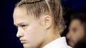 PARIJS - Judoka Joanne van Lieshout voorafgaand aan de partij tegen Jisu Kim van Korea tijdens de Olympische Spelen. ANP IRIS VAN DEN BROEK