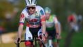 Belgian rider Michael Vanthourenhout competes during the men's elite at the 'Jaarmarktcross' cyclocross cycling event part of the Superprestige competition, in Niel on November 11, 2025. 
DAVID PINTENS / Belga / AFP