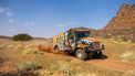 epa11061390 Dutch driver Janus van Kasteren of Boss Machinery Team de Rooy FPT in action during Stage 1 of the 2024 Rally Dakar, from Alula to Al Henakiyah, Saudi Arabia, 06 January 2024.  EPA/Andrew Eaton