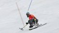 Netherland's Barbara van Bergen competes in the women's slalom sitting event at the Yanqing National Alpine Skiing Centre in Yanqing during the Beijing 2022 Winter Paralympic Games on March 12, 2022. 
WANG Zhao / AFP