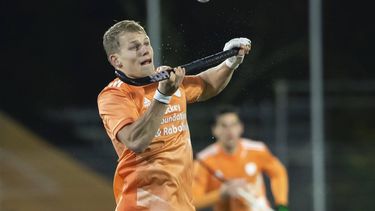 AMSTELVEEN - Jasper Brinkman (Ned) tijdens het Pro League-duel tussen Nederland en Belgie in het Wagener stadion. ANP WILLEM VERNES