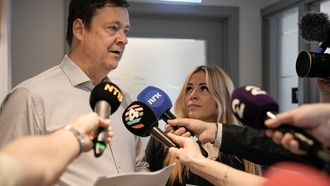 epa12178554 Defense lawyer John Christian Elden comments on the verdict in the case involving Gjert Ingebrigtsen, in Oslo, Norway, 16 June 2025. Gjert Ingebrigtsen, father of Olympic champion Jakob Ingebrigtsen has been found guilty of hitting the athlete's sister Ingrid. The family became TV stars with the reality series 'The Ingebrigtsens.'  EPA/STIAN LYSBERG SOLUM  NORWAY OUT