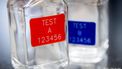 CAPELLE AAN DEN IJSSEL - Een doping urine test bij de Dopingautoriteit. ANP KOEN VAN WEEL