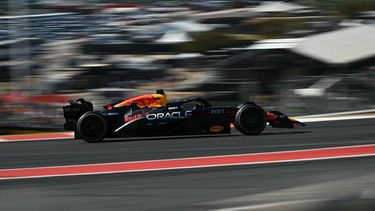 Red Bull Racing's Dutch driver Max Verstappen races during the United States Formula One Grand Prix at the Circuit of the Americas in Austin, Texas, on October 20, 2024. 
ANGELA WEISS / AFP