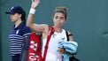 epa12211331 Jasmine Paolini of Italy leaves the court after losing her Women's 2nd round match at the Wimbledon Championships, Wimbledon, Britain, 02 July 2025.  EPA/TOLGA AKMEN  EDITORIAL USE ONLY