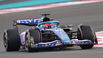 2023-11-24 14:00:40 Alpine's French driver Esteban Ocon drives during the second practice session for the Abu Dhabi Formula One Grand Prix at the Yas Marina Circuit in the Emirati city on November 24, 2023. 
Giuseppe CACACE / AFP