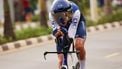 French rider Bruno Armirail competes in the men's Elite Individual Time Trial cycling event during the UCI 2025 Road World Championships, in Kigali, on September 21, 2025. 
Anne-Christine POUJOULAT / AFP