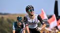 2023-07-22 17:07:39 epa10762450 British rider Adam Yates of team UAE Team Emirates reacts as he crosses the finish line of the 20th stage of the Tour de France 2023, a 134kms from Belfort to Le Markstein Fellering, France, 22 July 2023.  EPA/CHRISTOPHE PETIT TESSON
