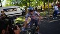 epa11457470 Belgian rider Jasper Philipsen of Alpecin - Deceuninck reacts after finishing in second place following Dutch rider Dylan Groenewegen of Team Jayco AlUla during the sixth stage of the 2024 Tour de France cycling race over 163km from Macon to Dijon, France, 04 July 2024.  EPA/DANIEL COLE / POOL