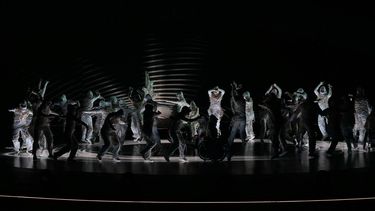 Dancers perform during the Milano Cortina 2026 Winter Paralympic Games opening ceremony at Arena di Verona in Verona on March 6, 2026. 
Stefano RELLANDINI / AFP