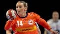 DEN BOSCH - Nikita van der Vliet tijdens de Golden League handbal wedstrijd van Nederland tegen Noorwegen in de Maaspoort. ANP SANDER KONING