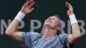 Netherlands' Jesper de Jong celebrates his victory over Karen Khachanov during their men's singles match on day 6 of the French Open tennis tournament at the Roland-Garros Complex in Paris on May 29, 2026. 
Anne-Christine POUJOULAT / AFP