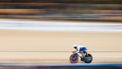 Great Britain's Katy Marchant competes during the women’s sprint qualifying round of the UCI Track Cycling World Championships in Ballerup, Denmark, on October 17, 2024. 
JONATHAN NACKSTRAND / AFP