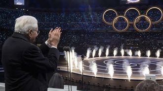 epa12711066 A handout picture made available by the Quirinal Presidential Palace (Palazzo del Quirinale) Press Office shows Italian President Sergio Mattarella applauding during the Opening Ceremony of the Milano Cortina 2026 Winter Olympic Games, in Milan, Italy, 06 February 2026.  EPA/PAOLO GIANDOTTI/QUIRINAL PALACE PRESS OFFICE HANDOUT HANDOUT EDITORIAL USE ONLY/NO SALESHANDOUT EDITORIAL USE ONLY/NO SALES