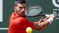 epa11366360 Novak Djokovic of Serbia in action during his semi final match against Tomas Machac of the Czech Republic at the ATP 250 Geneva Open tennis tournament in Geneva, Switzerland, 24 May 2024.  EPA/MARTIAL TREZZINI
