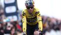 Belgian Wout van Aert crosses the finish line to win the Men Elite race, stage 6 out of 8 of the Superprestige competition at the cyclocross cycling event in Heusden-Zolder on December, 27 2023. 
DAVID PINTENS / Belga / AFP