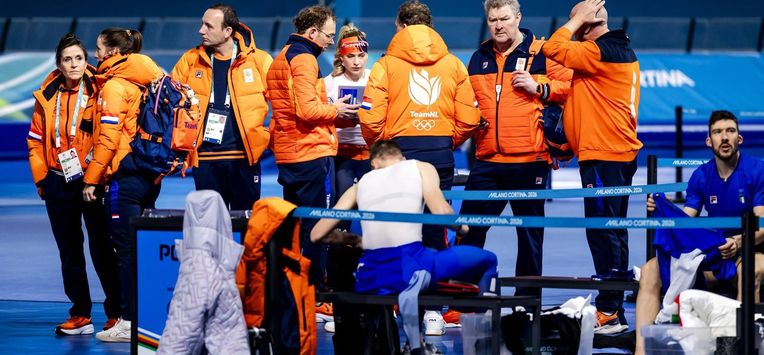 MILAAN - Joy Beune tijdens een training in het Milano Speed Skating Stadium. De langebaanschaatsers bereiden zich voor op hun deelname aan de Olympische Winterspelen. ROBIN VAN LONKHUIJSEN / ANP