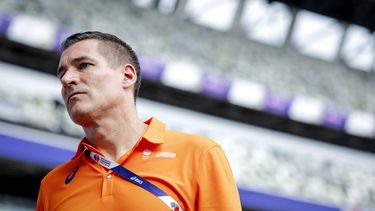 TOKIO - Coach Laurent Meuwly in het National Stadium, daags voor de start van het WK atletiek in Tokio. In totaal komen 53 Nederlandse atleten in actie tijdens de wereldkampioenschappen. ANP ROBIN VAN LONKHUIJSEN