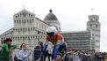 Lidl-Trek's Dutch rider Daan Hoole finishes the 10th stage of the 108th Giro d'Italia cycling race of 28.6kms individual time-trial from Lucca to Pisa on May 20, 2025. 
Luca Bettini / AFP