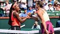 2023-03-15 22:35:30 Aryna Sabalenka of Belarus acknowedges the crowd after defeating Coco Gauff of the US in their quarterfinal tennis match at the 2023 WTA Indian Wells Open on March 15, 2023 in Indian Wells, California. 
Frederic J. BROWN / AFP
