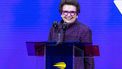 2023-08-29 05:41:32 Former US tennis player Billie Jean King speaks during the opening night ceremony of the 2023 US Open tennis tournament at the USTA Billie Jean King National Tennis Center in New York City, on August 28, 2023. 
COREY SIPKIN / AFP