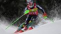 Norway's Lucas Braathen competes in the Men's Slalom event of the FIS Ski World Cup Finals in El Tarter, Andorra on March 19, 2023. 
Lionel BONAVENTURE / AFP