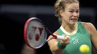 ROTTERDAM - Rolstoeltennisster Diede de Groot op de vierde dag van het tennistoernooi ABN AMRO Open in Ahoy. ANP SANDER KONING