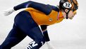MILAAN - Friso Emons tijdens de kwartfinales 1.500 meter bij het shorttrack schaatsen in de Milano Ice Skating Arena op de Olympische Winterspelen van Milaan. ROBIN VAN LONKHUIJSEN / ANP