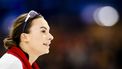 HEERENVEEN - Femke Kok na het winnen van de 500 meter voor vrouwen tijdens de tweede dag van het NK afstanden in Thialf. Voor de Nederlandse rijders en rijdsters is dit toernooi een belangrijke tussenstop onderweg naar het WK afstanden in Hamar. ANP SEM VAN DER WAL