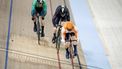 2023-08-08 20:38:16 GLASGOW - Harrie Lavreysen in actie op de herkansing van het onderdeel keirin tijdens de wereldkampioenschappen baanwielrennen. De Schotse stad is van 3 tot en met 13 augustus het toneel van een wereldkampioenschap met meerdere fiets disciplines. ANP ROBIN VAN LONKHUIJSEN