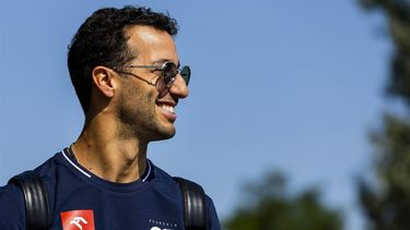 2023-07-23 09:47:17 BUDAPEST - Daniel Ricciardo AlphaTauri) voorafgaand aan de Grand Prix van Hongarije op de Hungaroring. ANP REMKO DE WAAL