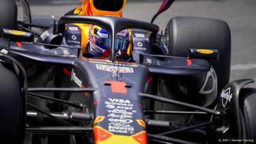 MONACO - Max Verstappen (Red Bull Racing) tijdens de Monaco Grand Prix op het Circuit de Monaco. ANP SANDER KONING